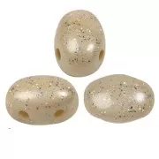 Perles en verre Samos® par Puca® 5x7 mm Constellation Beige x10g