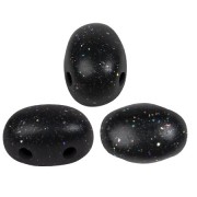 Perles en verre Samos® par Puca® 5x7 mm Constellation Black x10g