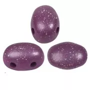 Perles en verre Samos® par Puca® 5x7 mm Constellation Dark Magenta x10g