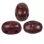 Perles en verre Samos® par Puca® 5x7 mm Constellation Garnet x10g