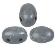 Perles en verre Samos® par Puca® 5x7 mm Constellation Gray x10g|raw }}