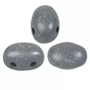 Perles en verre Samos® par Puca® 5x7 mm Constellation Gray x10g