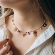 Mix de breloques époxy Talismans Exclu Perles&Co - Acier inoxydable 304L Doré x5