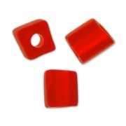 Cubes Miyuki 4 mm SB4-140F- Tr Red Orange Mat x10g