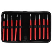 Set de 10 accessoires de modelage pour pâte polymère by Perles&Co - Rouge x1|raw }}