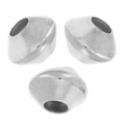 Perles toupies aplaties 4x3 mm - Argent 925 x15|raw }}