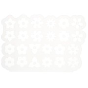 Moule en silicone Géa Creations pour réaliser des pendentifs mix de fleur 2 x1