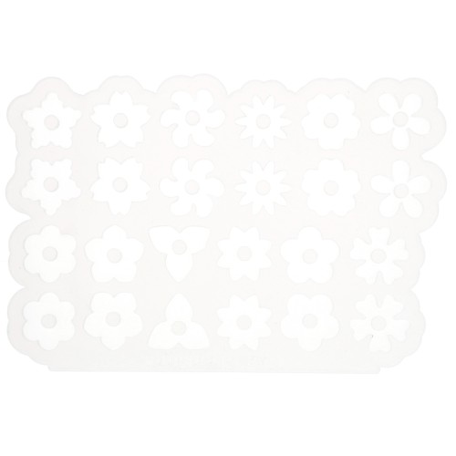 Moule en silicone Géa Creations pour réaliser des pendentifs mix de fleur 2 x1