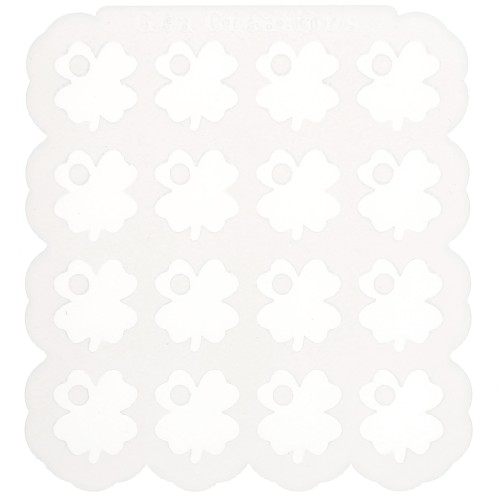 Moule en silicone Géa Creations pour réaliser des breloques trèfle 17 mm x1