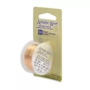 Fil de cuivre Artistic Wire 0.41 mm - Bronze phosphoreux x13.7m