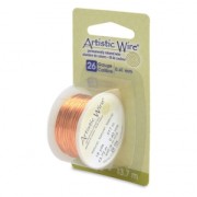 Fil de cuivre Artistic Wire 0.41 mm - Naturel x13.7m