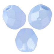 Facettes 3 mm Alabaster Pastel Blue x50