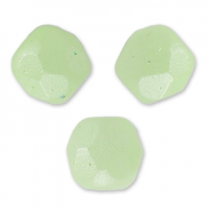 Facettes 3 mm Alabaster Pastel Green x50