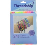 Assortiment 24 échevettes - Fils pour bracelet brésilien & broderie - Néon x1|raw }}
