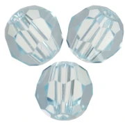 Perles rondes PureCrystal 5000 4 mm - Light Azore x20