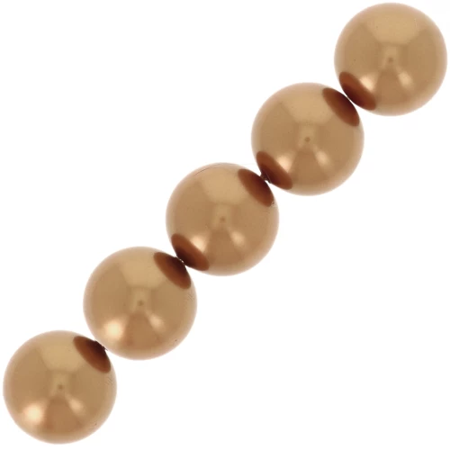 Perles nacrées PureCrystal 5810 12 mm - Crystal Copper x4