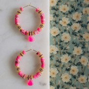 Rondelles Strass 6 mm - Doré - Peridot x4