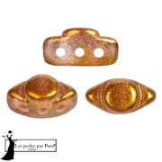 Perles en verre Volos® par Puca® 4x8 mm - Candy Caramel x10g|raw }}