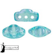 Perles en verre Volos® par Puca® 4x8 mm - Candy Curacao x10g|raw }}