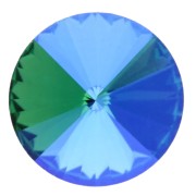 Cabochon Aurora A1122 Rivoli 10 mm - Aquamarine Shimmer x1|raw }}