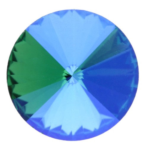 Cabochon Aurora A1122 Rivoli 10 mm - Aquamarine Shimmer x1