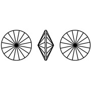 Cabochon Aurora A1122 Rivoli 12 mm - Peridot x1