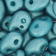 SuperDuo 2,5x5 mm Satin Metallic Arctic Blue x10g