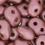 SuperDuo 2,5x5 mm Old Rose Metallic Mat x10g|raw }}