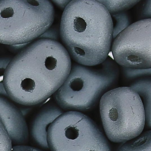 SuperDuo 2,5x5 mm Steel Metallic Mat x10g