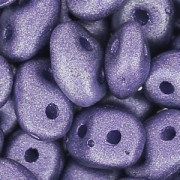 SuperDuo 2,5x5 mm Tanzanite Metallic Mat x10g