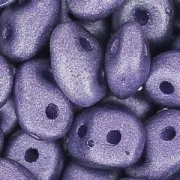 SuperDuo 2,5x5 mm Tanzanite Metallic Mat x10g