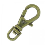 Porte clés mousqueton 23 mm - Bronze x1|raw }}