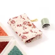 Porte clés mousqueton 23 mm - Doré à l'or fin x1