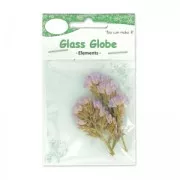 Fleur de statices séchée 6 cm Lilas x1