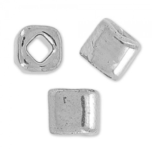 Cubes Toho 4 mm TC-04-711 - Nickel Plated Silver x10g