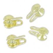 Embouts pour chaîne maille boule 1,5 mm light gold x10|raw }}