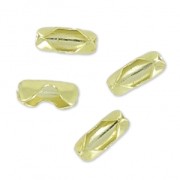 Embouts de fermeture pour chaîne maille boule 1,5 mm light gold x10|raw }}