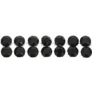 Swarovski Crystal Mesh 40001 2 rangs 5,3 mm Jet x5cm|raw }}