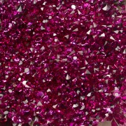 Pierres en vrac en cristal à résiner -  Joblot Swarovski - 1 à 6 mm - Fuchsia x10g