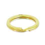 Porte clés anneau 15 mm à personnaliser - Doré à l'or fin x1|raw }}