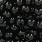 Perles rondes en bois 4 mm Noir x165