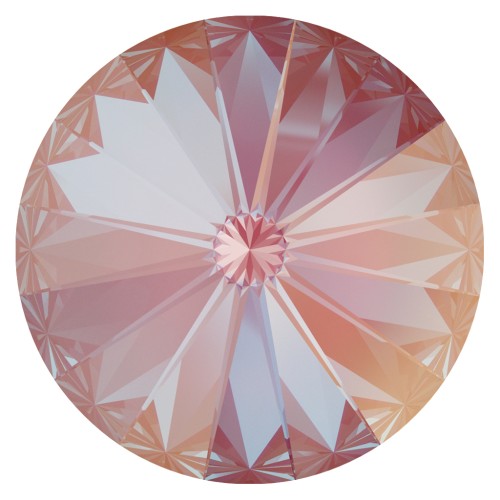 Cabochon Swarovski 1122 Rivoli 12 mm Crystal Lotus Pink DeLite x1