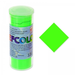 Poudre de sur-glaçure Efcolor Vert Fluo x10ml