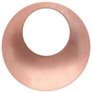 Pendentif rond bombé 68 mm en cuivre x1|raw }}