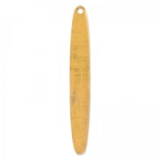 Pendentif ovale 45x6 mm en cuivre x1|raw }}