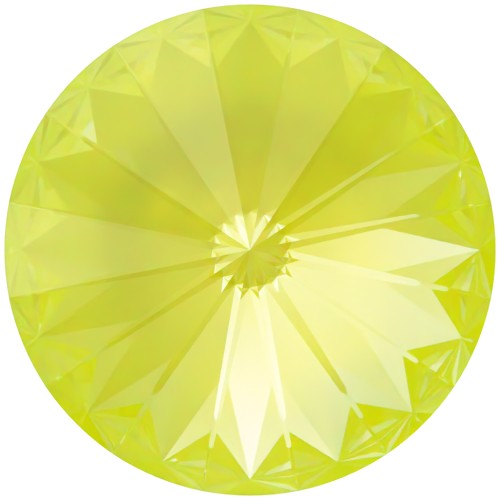 Cabochon Swarovski 1122 Rivoli 14 mm - Crystal Electric Yellow Ignite x1