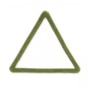 Intercalaires triangles 13 mm bronze x15