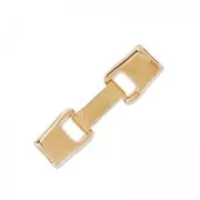 Fermoir crochet pour lacet 5 mm doré rose x1