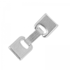 Fermoir crochet pour lacet 10 mm Placage Argent fin vieilli x1