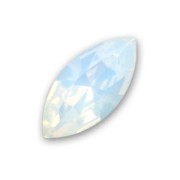 Navette Swarovski 4228 15x7 mm White Opal|raw }}